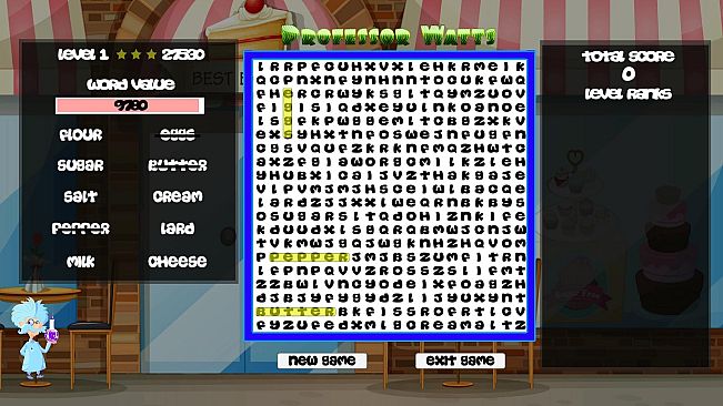 Professor Watts Word Search: Yummy Foods
