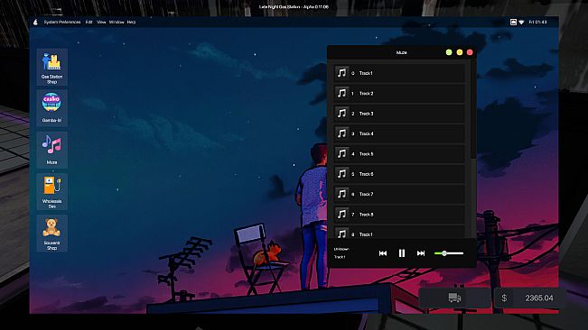 Late Night Gas Station