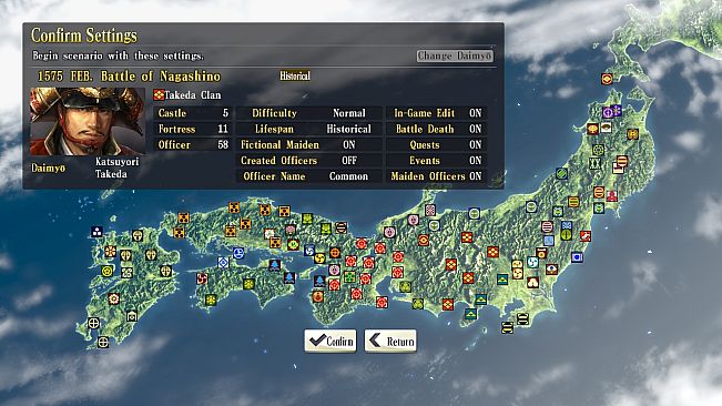 NOBUNAGA'S AMBITION: SoI - Scenario 5 "Battle of Nagashino"
