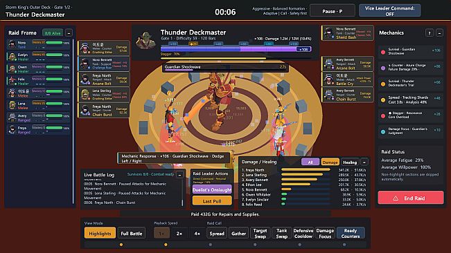 Raid Leader Simulator