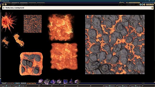 Fantasy Grounds - FG Kingdoms Lava and Stone Map Pack
