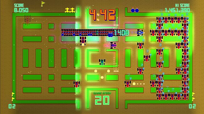 Pac-Man Championship Edition DX+: Rally-X Skin