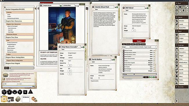 Fantasy Grounds - Horror Companion (SWADE)