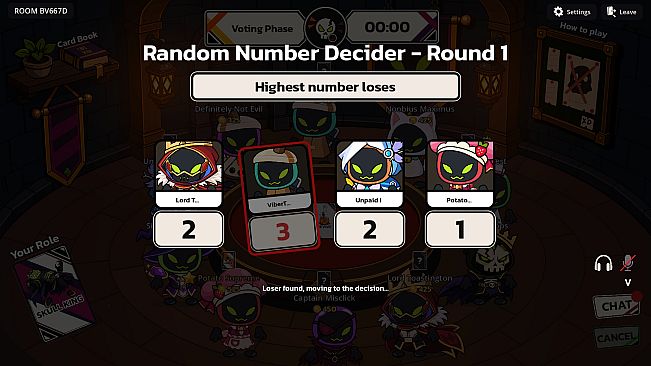Chaos Table