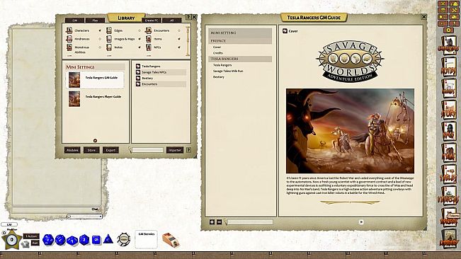 Fantasy Grounds - Savage Worlds Adventure Edition: MiniSettings (SWADE)