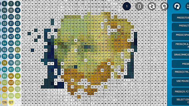 WORLD OF ART - learn with JIGSAW PUZZLES: PIXEL ART BY NUMBERS