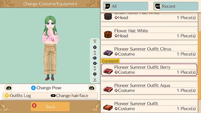 Frontier Summer Clothes Set - WorldNeverland - Daily Life in the Elnea Kingdom - Another Life Adventure