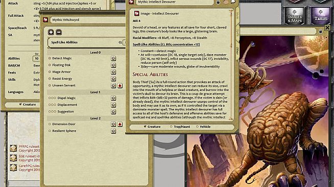 Fantasy Grounds - Mythic Monsters #17: Aliens (PFRPG)