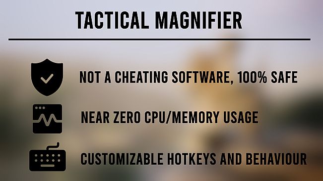 Tactical Magnifier - Zoom Your Display