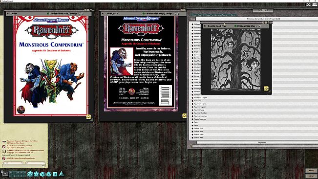 Fantasy Grounds - Monstrous Compendium - Ravenloft Appendix III (2E)