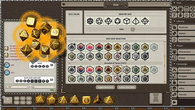 Fantasy Grounds - Annulus of Focus Dice Pack