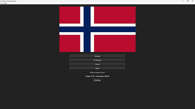 Ethan's Flag Quiz Game