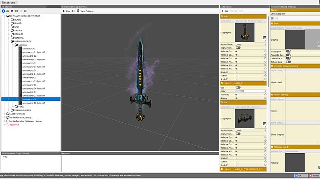 RPG Developer Bakin Ultimate Modular Swords