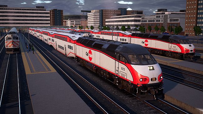 Train Sim World 4 Compatible: Caltrain MP36PH-3C Baby Bullet Loco Add-On