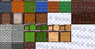 RPG Maker MV - Krachware Fantasy Town Exterior Tileset