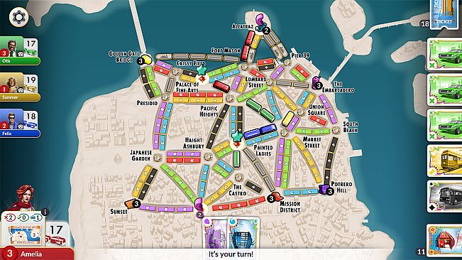 Ticket to Ride: San Francisco City Expansion