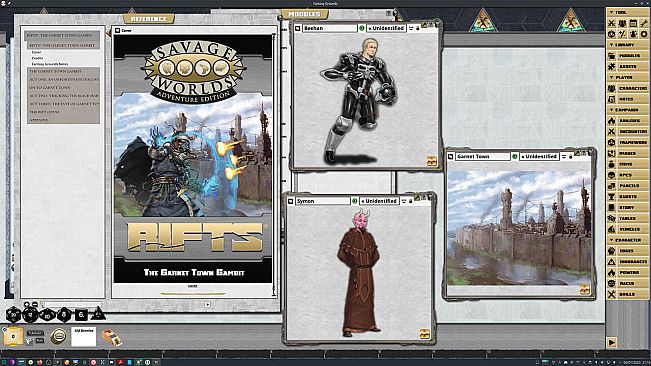 Fantasy Grounds - Rifts: The Garnet Town Gambit (Revised Edition)