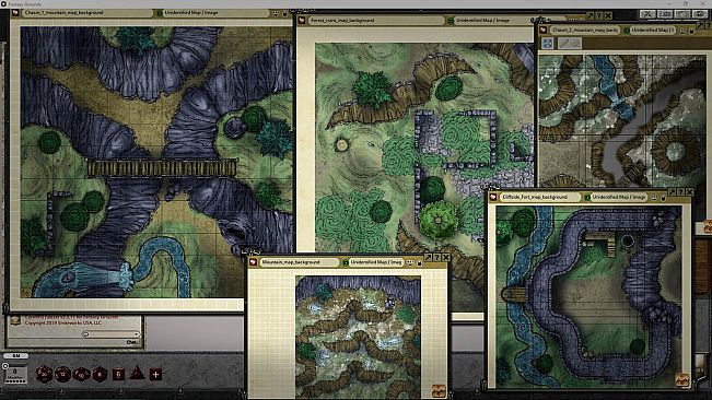 Fantasy Grounds - FG Mountains Map Pack