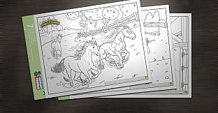 Secret of the Magic Crystals - Soundtrack and Coloring Book