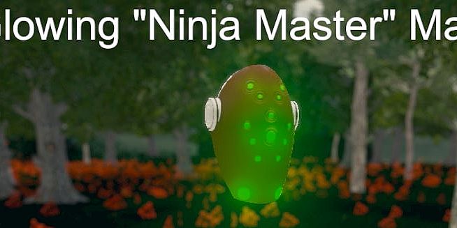 Hide and Seek - Glowing "Ninja Master" Mask