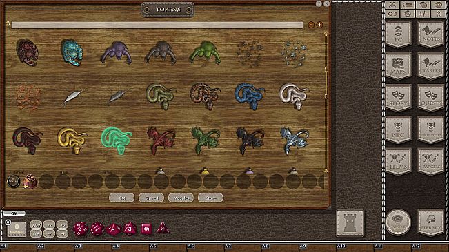 Fantasy Grounds - Jans Token Pack 26 - Forest Creatures