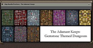 Fantasy Grounds - Paths to Adventure: The Adamant Keeps (Map Pack)