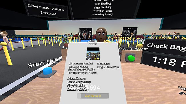 Immigration Simulator