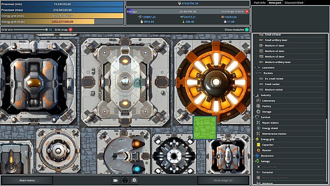 Lonely tiny spaceship