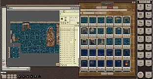 Fantasy Grounds - Black Scrolls Docks and Canals (Map Tile Pack)