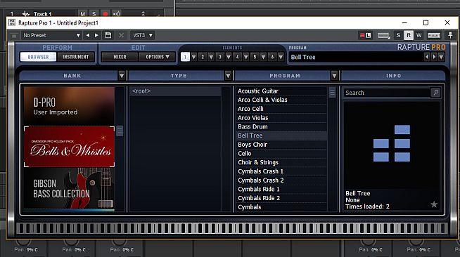 Cakewalk - Dimension Pro Holiday Pack: Bells & Whistles