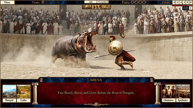 The Ludus: Ashes Over Pompeii
