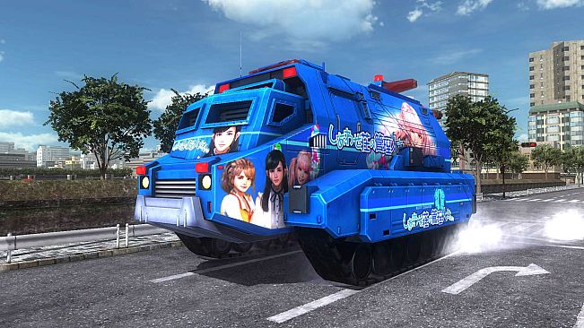 EARTH DEFENSE FORCE 5 - Air Raider Vehicle: Caliban Armored Ambulance Joyful Marking
