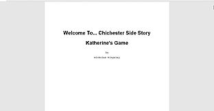 Welcome To... Chichester 1/Redux : Katherine's Game Script