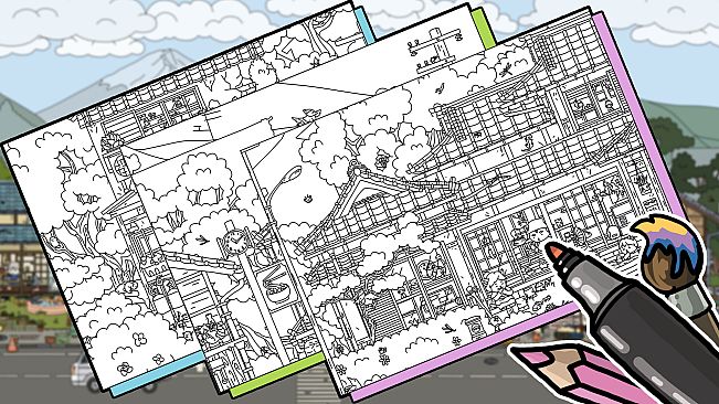 FIND ALL 7: Japan - Coloring Book