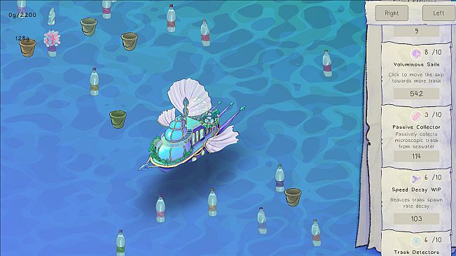 Ocean Cleaner Idle