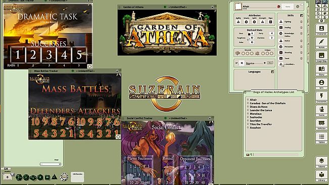 Fantasy Grounds - Dogs of Hades Intro Pack (Savage Worlds)