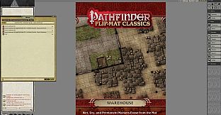 Fantasy Grounds - Pathfinder RPG - Pathfinder Flip-Mat - Classic Warehouse