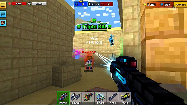 Pixel Gun 3D - Frost Dive Set