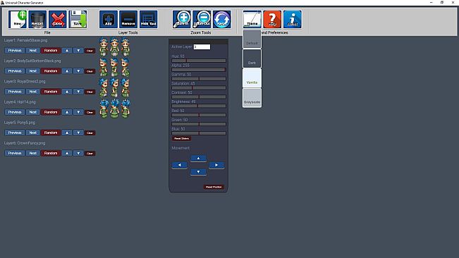 Universal Character Generator