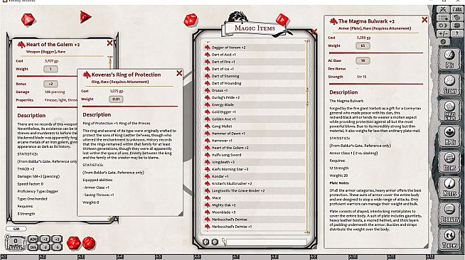 Fantasy Grounds - Baldur's Gate: Enhanced Edition Item Pack