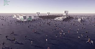 Minigun VS Swarms of the Zombie Apocalypse Simulator