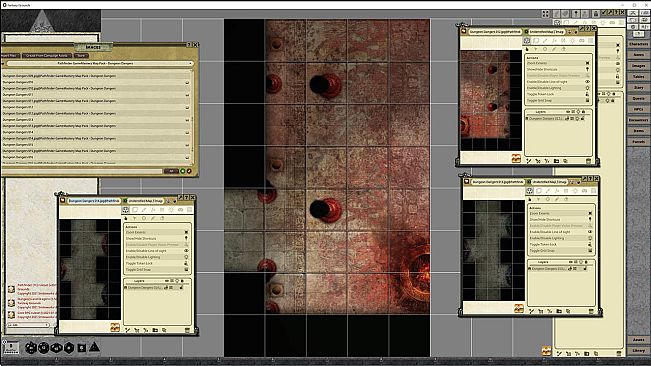 Fantasy Grounds - Pathfinder RPG - GameMastery Map Pack: Dungeon Dangers