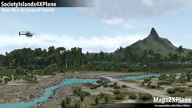 X-Plane 11 - Add-on: Aerosoft - Society Islands XP - Bora Bora & Leeward Islands