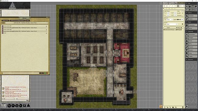 Fantasy Grounds - Pathfinder RPG - Pathfinder Flip-Mat - Classic Prison