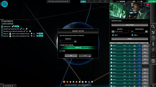 Solar Expanse - Space Exploration Manager