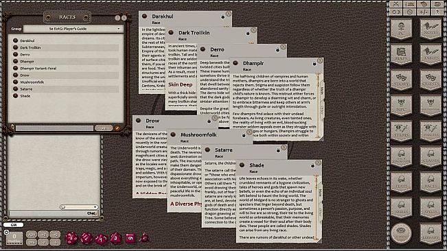 Fantasy Grounds - Underworld Player's Guide