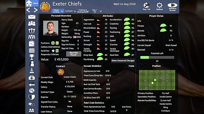 RUTM 2017 - Season 2018/19 Update