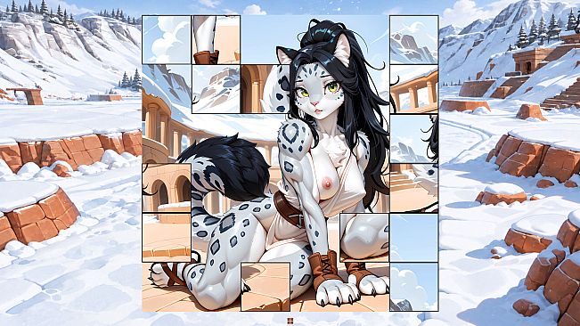 Furry Snow Leopard