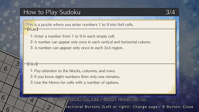 Puzzle by Nikoli W Sudoku