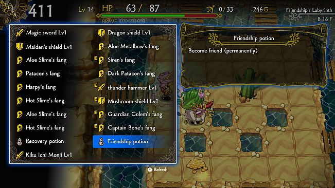 DragonFangZ - Extra Dungeon "Friendship's Labyrinth"